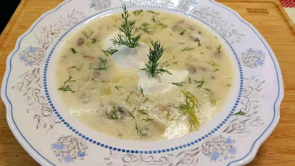 corba od tikvica i pecuraka